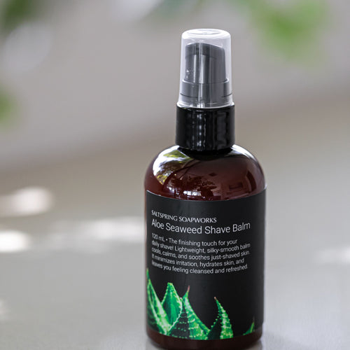 Post-Shave Perfection: Discover the Cooling Power of Aloe Seaweed Shave Balm