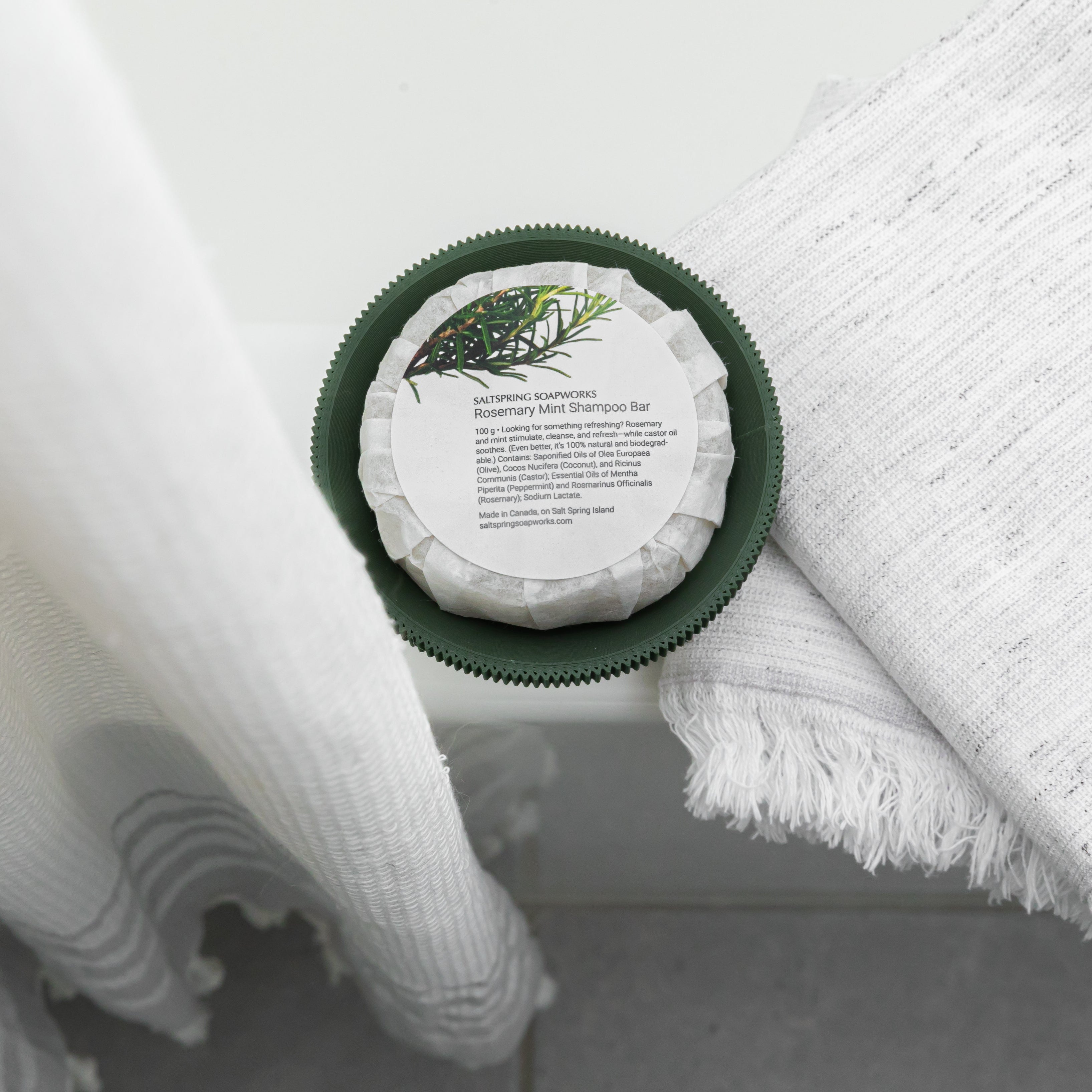 Saltspring Soapworks Circular Soap Dish