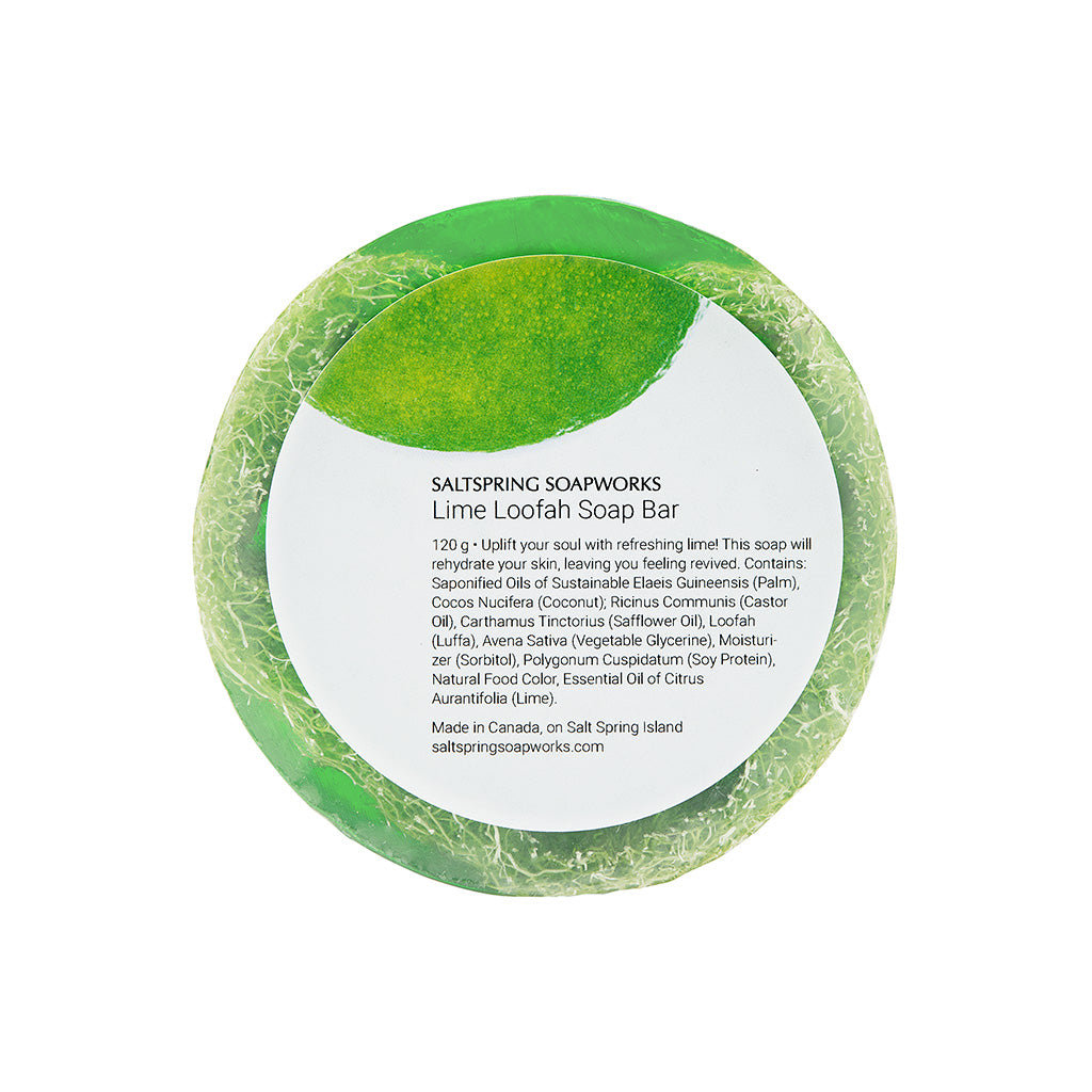 Lime Loofah Soap Bar