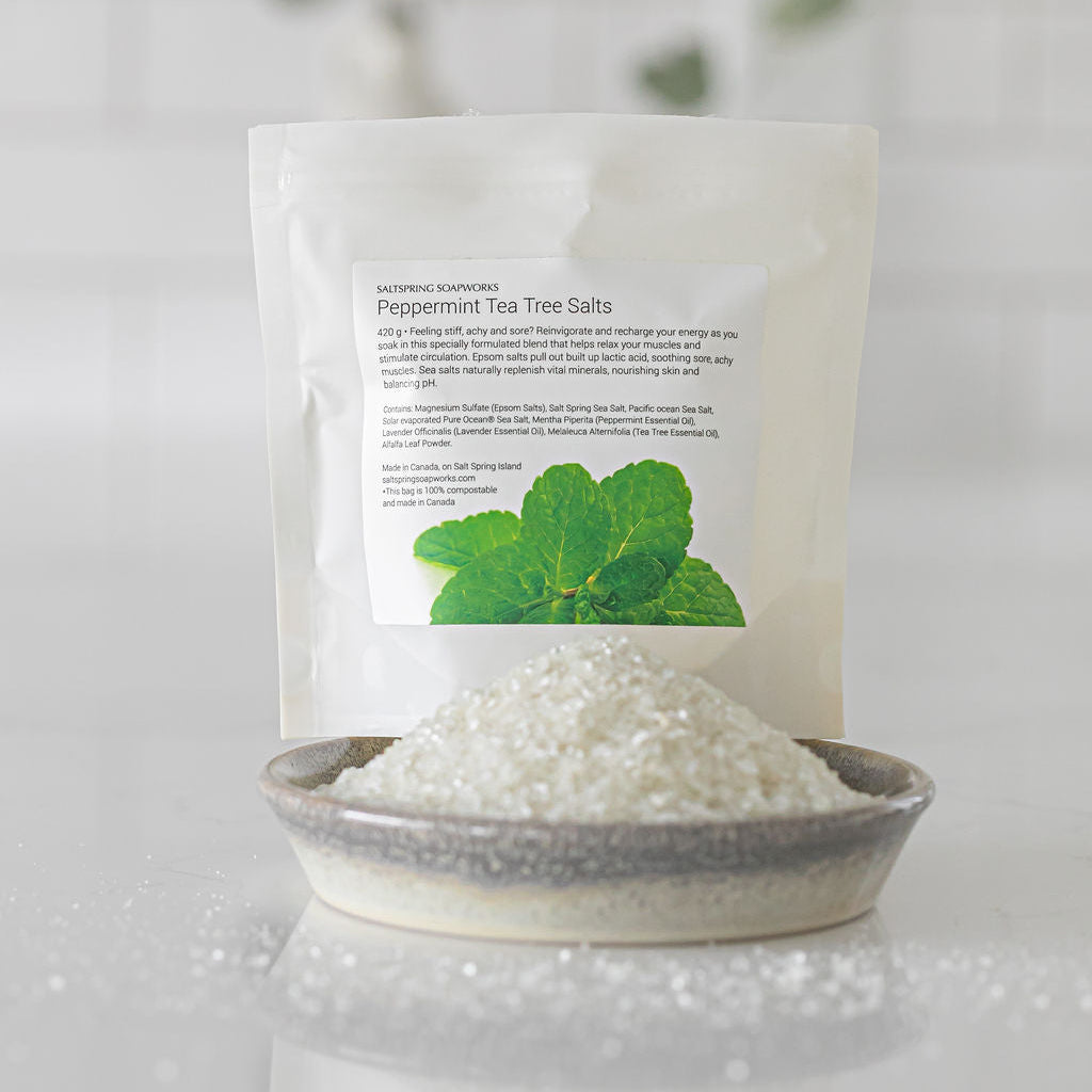 Saltspring Soapworks Peppermint Tea Tree Bath Salts