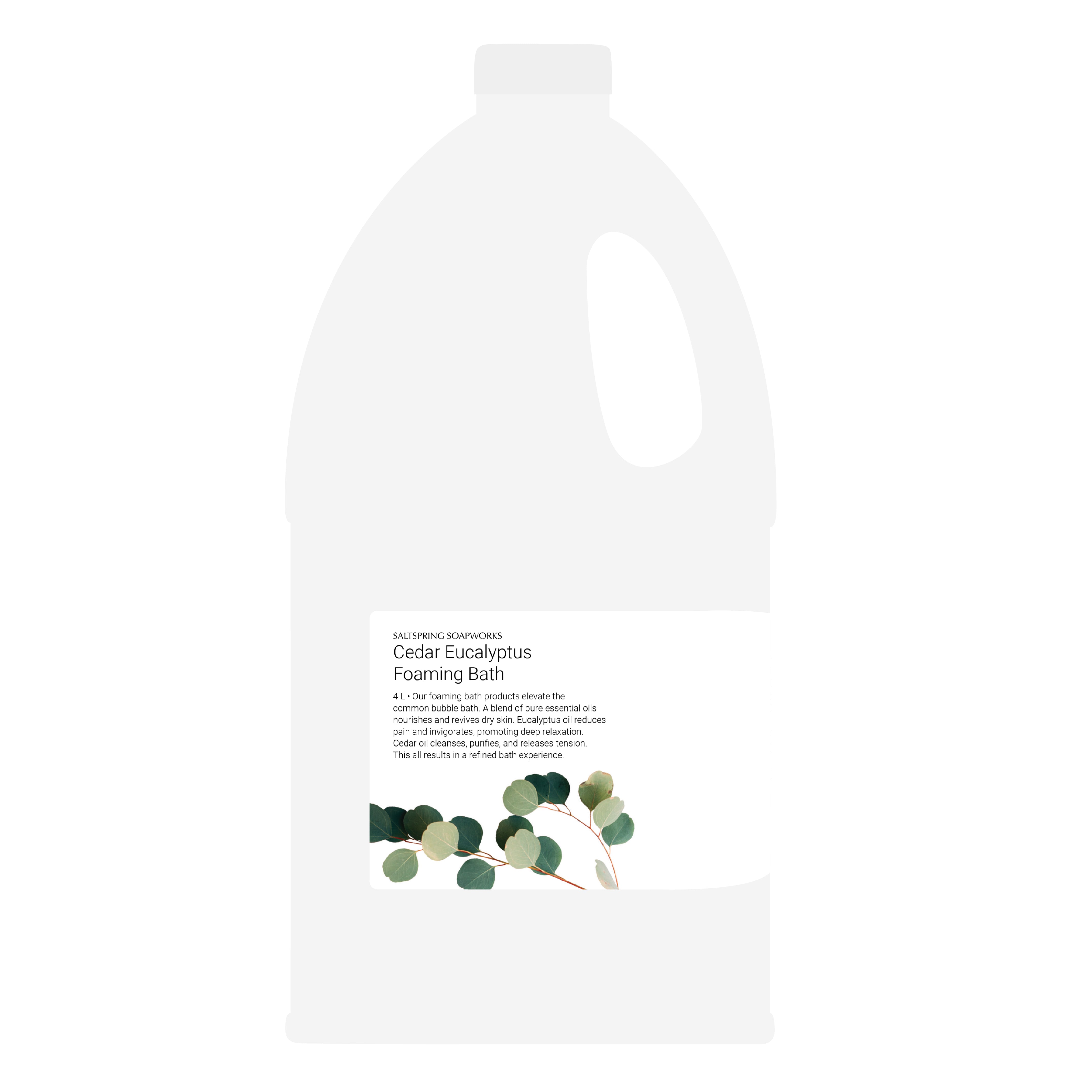 Cedar Eucalyptus Foaming Bath (4 Liter)