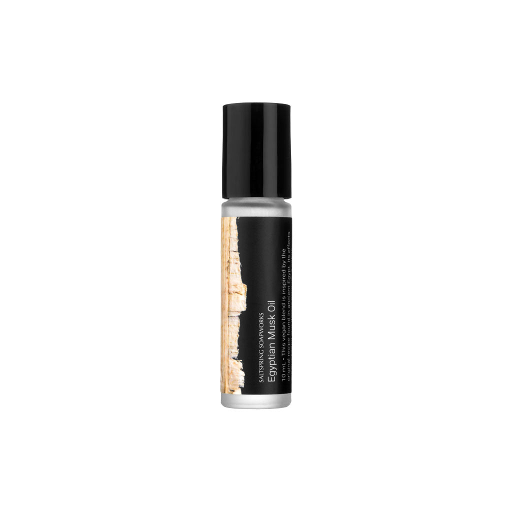 This Egyptian Musk Oil vegan blend is inspired by the original recipe found in ancient Egypt. Its effects are grounding and deeply sensual. It calms emotions, promotes inner strength, and is excellent for meditation.
