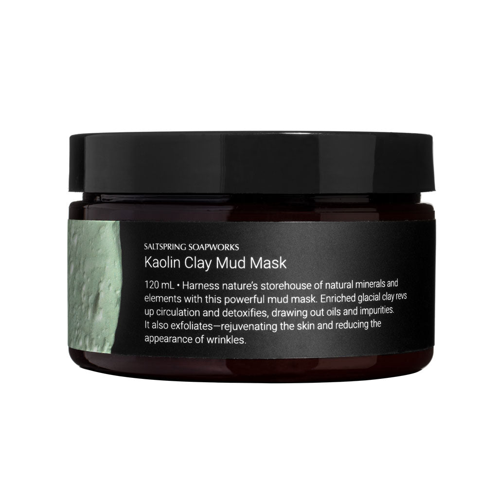 Harness nature’s storehouse of natural minerals and elements with this powerful mud mask. Enriched glacial clay revs up circulation and detoxifies, drawing out oils and impurities. It also exfoliates—rejuvenating the skin and reducing the appearance of wrinkles.