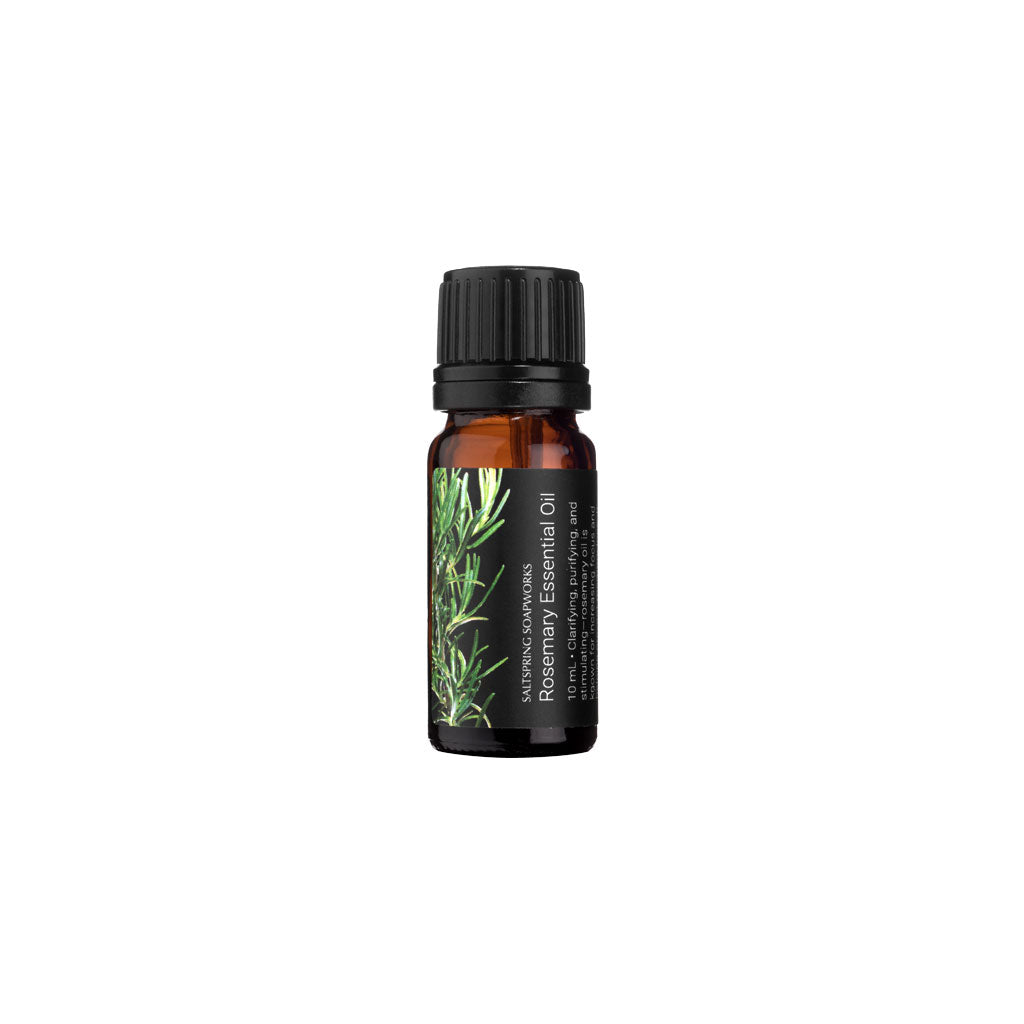 Organic Rosemary Essential Oil. Clarifying, purifying, and stimulating—rosemary oil is renowned for its ability to stimulate the mind, increase focus and awareness, and help prevent memory loss. Rosemary oil also helps relieve symptoms related to bronchitis, headaches, and rheumatism—as well as muscle aches and pains.
