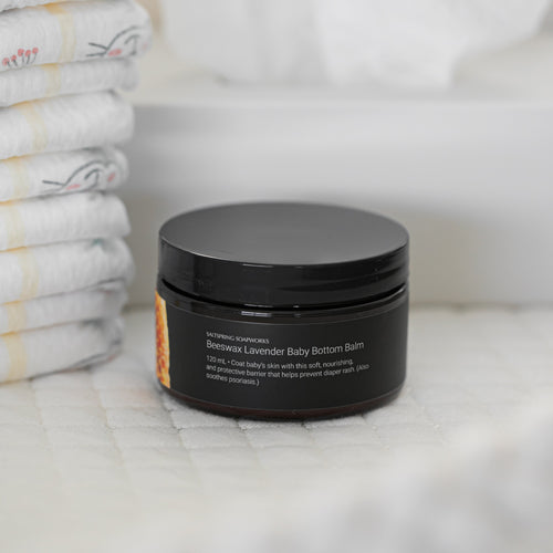 The Balm That Does It All — Our Beloved Beeswax Lavender Baby Bottom Balm