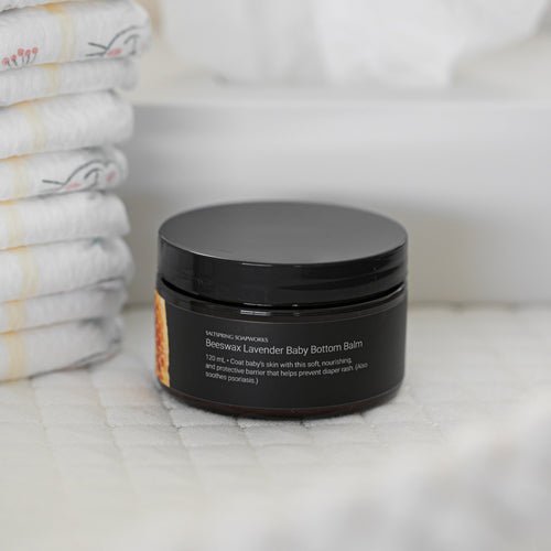 The Balm That Does It All — Our Beloved Beeswax Lavender Baby Bottom Balm