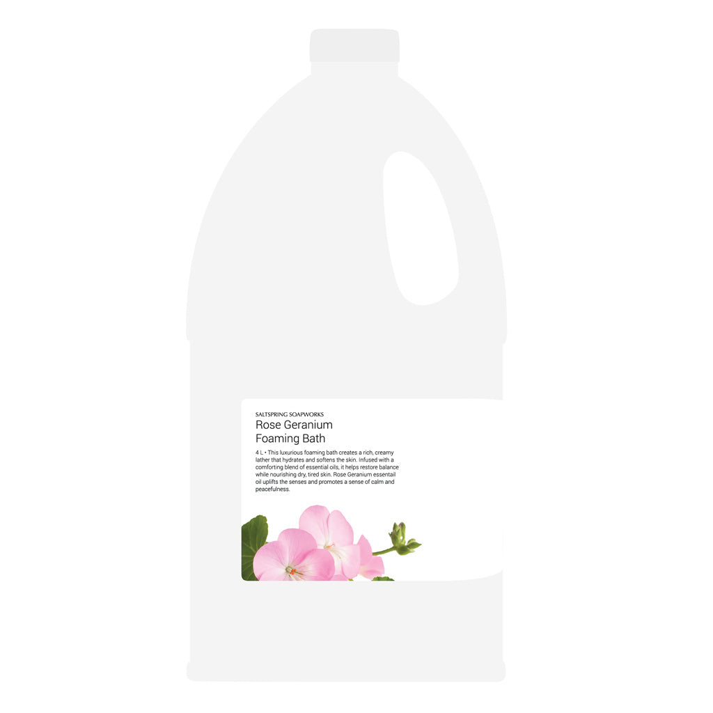 Rose Geranium Foaming Bath (4 Liter)