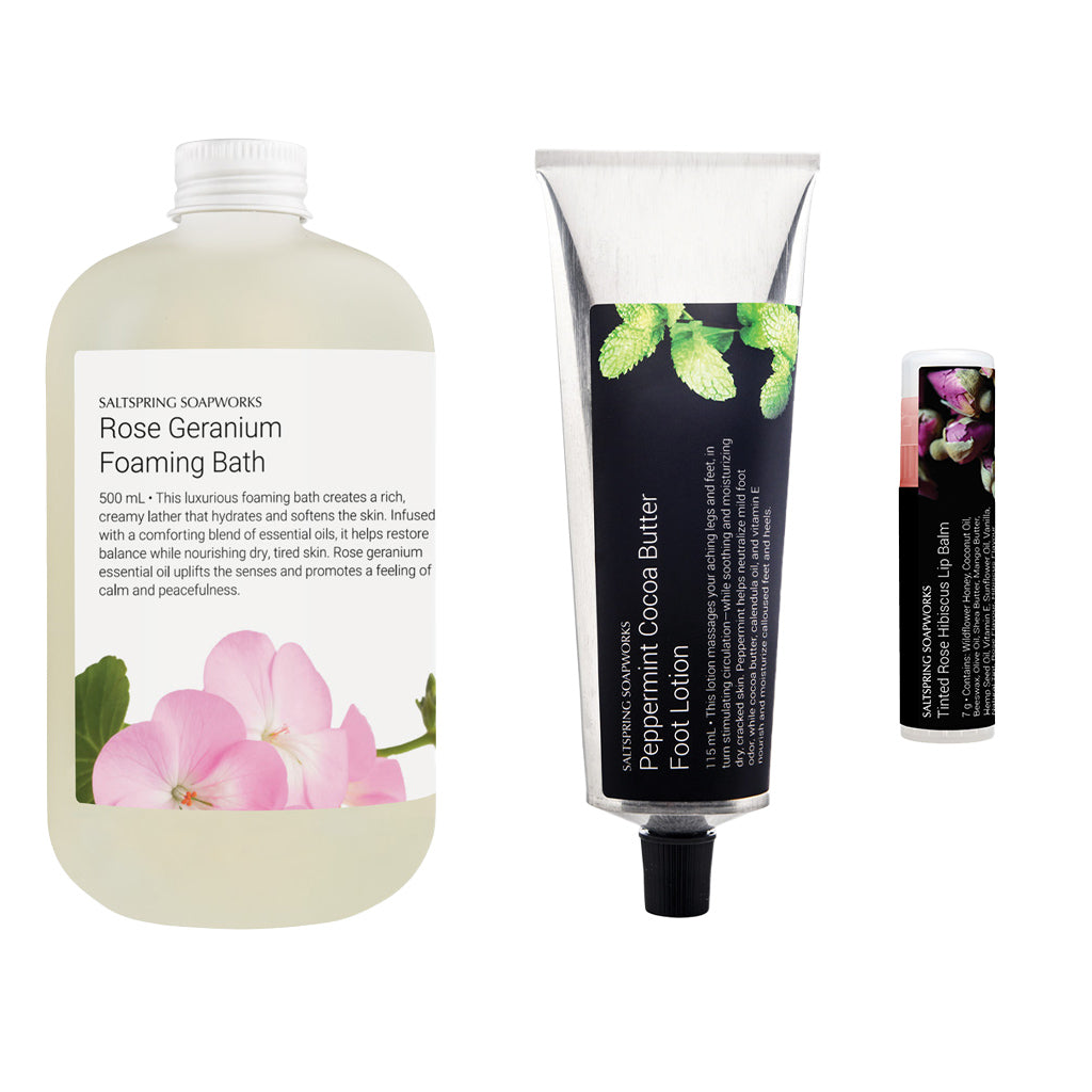 Rose Geranium Gift Set