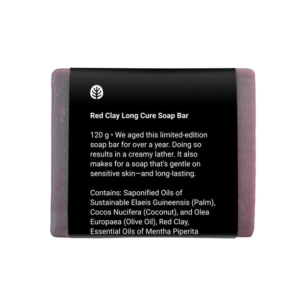 Red Clay Long Cure Soap Bar